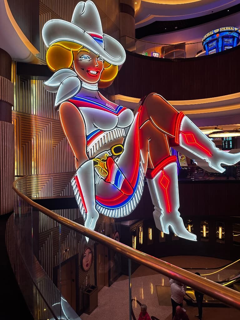 Neon Cowgirl Sign
